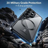 Samsung Galaxy S26 Ultra Tech-Protect MagFlex Cover - MagSafe-kompatibelt - klar / sort