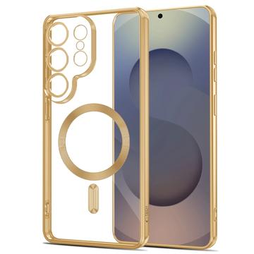 Samsung Galaxy S26 Ultra Tech-Protect MagFlex Cover - MagSafe-kompatibelt - Klar / Guld