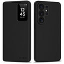 Samsung Galaxy S26 Ultra Tech-Protect Smart Clear View Flip etui med kortplads - Sort