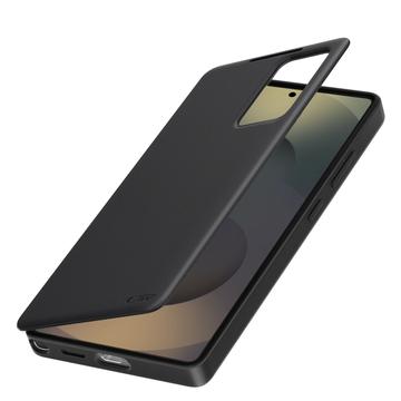 Samsung Galaxy S26 Ultra Tech-Protect Smart Clear View Flip etui med kortplads - Sort