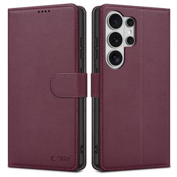 Samsung Galaxy S26 Ultra Tech-Protect Pung Cover med Magnet og Stativ - Morbær