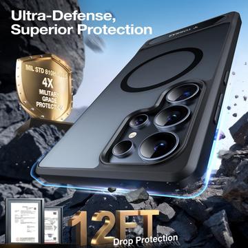 Samsung Galaxy S26 Ultra Torras Ostand L1 Magnetisk Cover med stativ - Sort