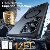 Samsung Galaxy S26 Ultra Torras Ostand L1 Magnetisk Cover med stativ - Sort