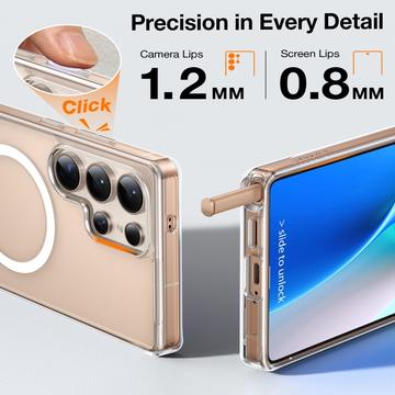 Samsung Galaxy S26 Ultra Torras Ostand L1 Magnetisk Cover med stativ - Klar