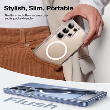 Samsung Galaxy S26 Ultra Torras Ostand L1 Magnetisk Cover med stativ - Klar