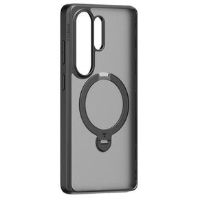 Samsung Galaxy S26 Ultra Torras Ostand Q3 Spin Magnetisk Cover - Sort