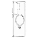 Samsung Galaxy S26 Ultra Torras Ostand Q3 Spin Magnetisk Cover - Gennemsigtig