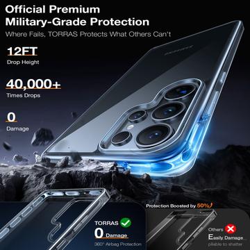 Samsung Galaxy S26 Ultra Torras Skin-Touch-Cover med udskiftelige knapper - Klar