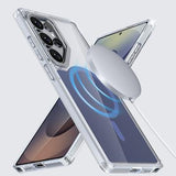 Samsung Galaxy S26 Ultra Tofarvet hybrid cover - MagSafe-kompatibel - Blå
