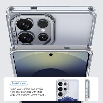 Samsung Galaxy S26 Ultra Tofarvet hybrid cover - MagSafe-kompatibel - Blå