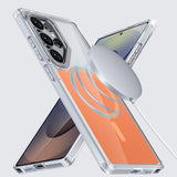 Samsung Galaxy S26 Ultra Tofarvet hybrid cover - MagSafe-kompatibel - Orange