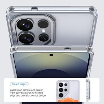 Samsung Galaxy S26 Ultra Tofarvet hybrid cover - MagSafe-kompatibel - Orange