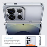 Samsung Galaxy S26 Ultra Tofarvet hybrid cover - MagSafe-kompatibel - Orange