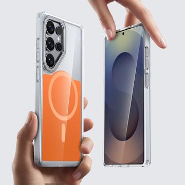 Samsung Galaxy S26 Ultra Tofarvet hybrid cover - MagSafe-kompatibel - Orange