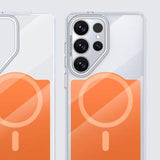 Samsung Galaxy S26 Ultra Tofarvet hybrid cover - MagSafe-kompatibel - Orange