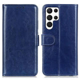 Samsung Galaxy S26 Ultra Pung Etui med Stativ - blå