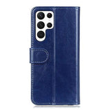 Samsung Galaxy S26 Ultra Pung Etui med Stativ - blå