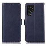 Samsung Galaxy S26 Ultra Pung læder cover med RFID - blå