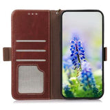 Samsung Galaxy S26 Ultra Pung læder cover med RFID - Brun