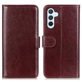 Samsung Galaxy S26 Pung Etui med Stativ - Brun