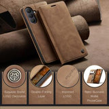 Samsung Galaxy S26+ Caseme 013 Series Pung - Brun