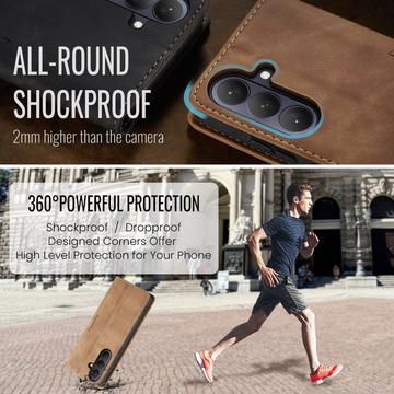Samsung Galaxy S26+ Caseme 013 Series Pung - Brun