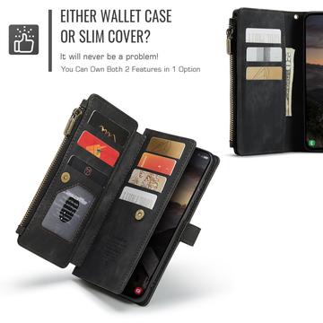 Samsung Galaxy S26+ Caseme C30 Multifunktionel Pung - Sort