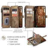 Samsung Galaxy S26+ Caseme C30 Multifunktionel Pung - Brun