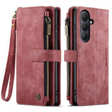 Samsung Galaxy S26+ Caseme C30 Multifunktionel Pung - Rød