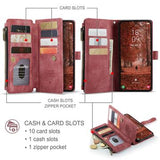 Samsung Galaxy S26+ Caseme C30 Multifunktionel Pung - Rød