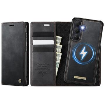 Samsung Galaxy S26+ Caseme C49 2-i-1 aftagelig pungetui - MagSafe-kompatibel, RFID - Sort