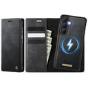 Samsung Galaxy S26+ Caseme C49 2-i-1 aftagelig pungetui - MagSafe-kompatibel, RFID - Sort