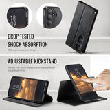 Samsung Galaxy S26+ Caseme C49 2-i-1 aftagelig pungetui - MagSafe-kompatibel, RFID - Sort