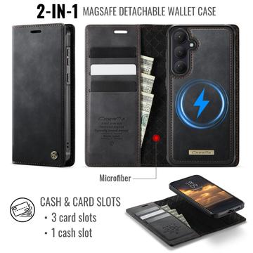 Samsung Galaxy S26+ Caseme C49 2-i-1 aftagelig pungetui - MagSafe-kompatibel, RFID - Sort