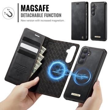 Samsung Galaxy S26+ Caseme C49 2-i-1 aftagelig pungetui - MagSafe-kompatibel, RFID - Sort