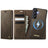 Samsung Galaxy S26+ Caseme C49 2-i-1 aftagelig pungetui - MagSafe-kompatibel, RFID - Kaffe