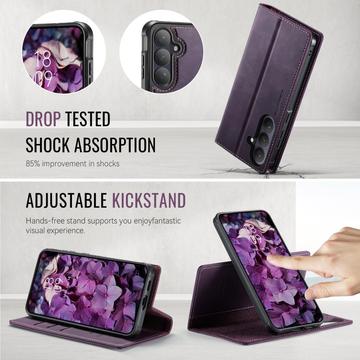 Samsung Galaxy S26+ Caseme C49 2-i-1 aftagelig pungetui - MagSafe-kompatibel, RFID - Lilla