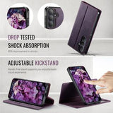 Samsung Galaxy S26+ Caseme C49 2-i-1 aftagelig pungetui - MagSafe-kompatibel, RFID - Lilla