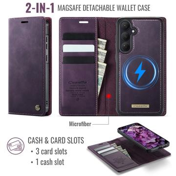 Samsung Galaxy S26+ Caseme C49 2-i-1 aftagelig pungetui - MagSafe-kompatibel, RFID - Lilla