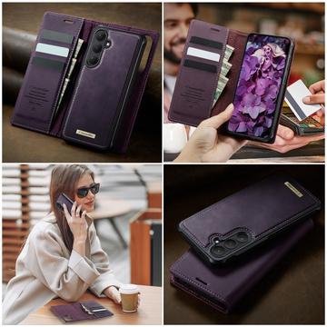 Samsung Galaxy S26+ Caseme C49 2-i-1 aftagelig pungetui - MagSafe-kompatibel, RFID - Lilla