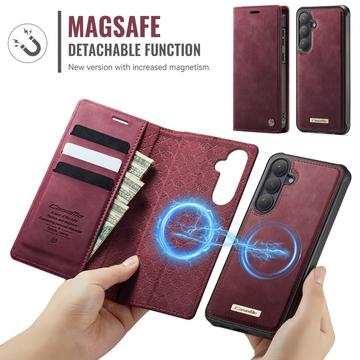 Samsung Galaxy S26+ Caseme C49 2-i-1 aftagelig pungetui - MagSafe-kompatibel, RFID - Rød