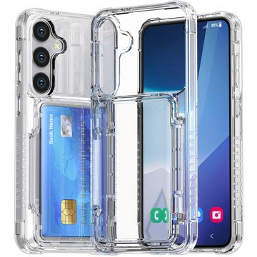 Samsung Galaxy S26+ Gennemsigtigt Cover med Kortholder