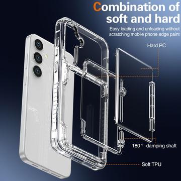 Samsung Galaxy S26+ Gennemsigtigt Cover med Kortholder