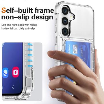 Samsung Galaxy S26+ Gennemsigtigt Cover med Kortholder