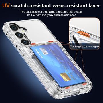 Samsung Galaxy S26+ Gennemsigtigt Cover med Kortholder