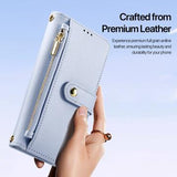 Samsung Galaxy S26+ Dux Ducis Lawa Wallet læderetui m. magnetisk cover - babyblå