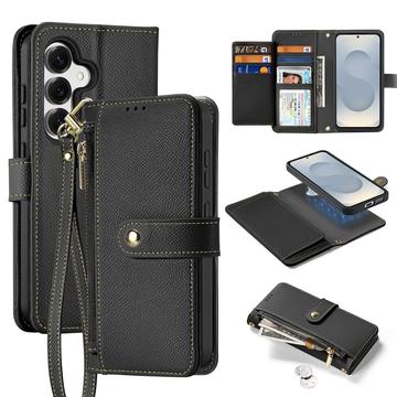 Samsung Galaxy S26+ Dux Ducis Lawa Pung læderetui med magnetisk låg - sort