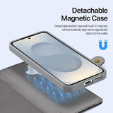 Samsung Galaxy S26+ Dux Ducis Lawa Pung læderetui med magnetisk låg - grå