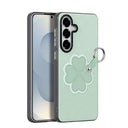 Samsung Galaxy S26+ Dux Ducis Luvy cover med fingerring/håndrem - Grøn / Kløver