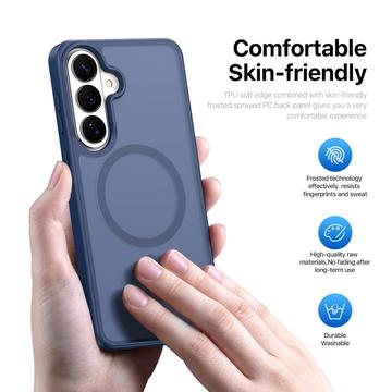 Samsung Galaxy S26+ Dux Ducis Yind Hybrid Cover - MagSafe-kompatibel - Mørkeblå